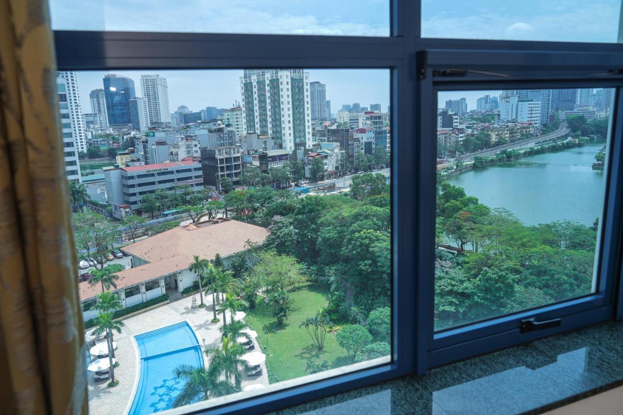 Daeha Serviced Apartment Hanoi Bagian luar foto